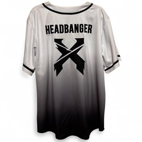 White and black Headbanger Excision jersey XXL - Picture 1 of 3